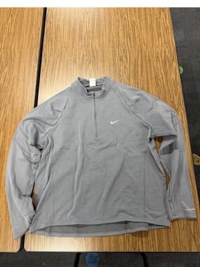 Nike Men’s Grey Element Repel Therma-fit 1/2 Zip Running Top FB8564-084 2XL
